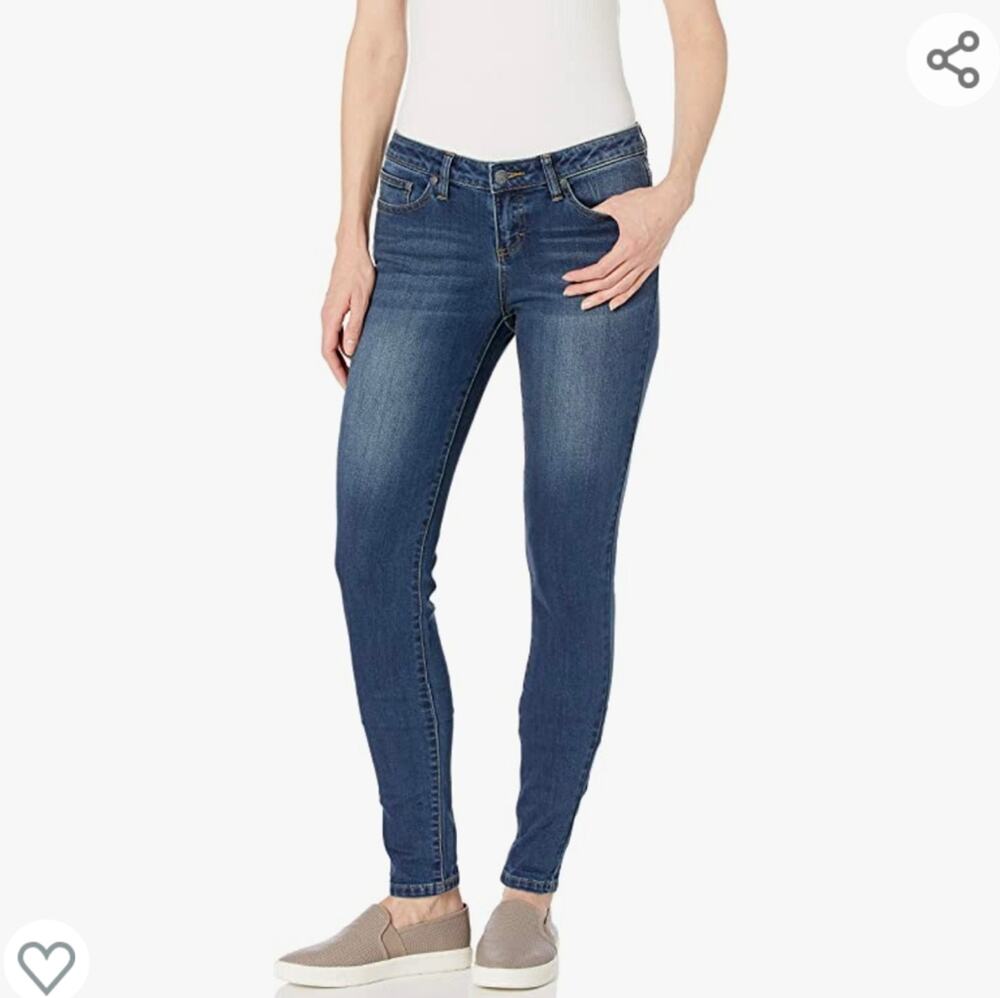 Prana London Medium Wash, Mid Rise, Organic Cotton, Skinny Jean